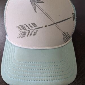 Kids Arrow Design Cap - Blue and White